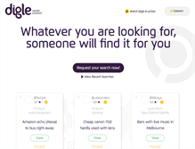 Tablet Screenshot of digle.com